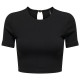 Only Γυναικεία κοντομάνικη μπλούζα Cropped Top